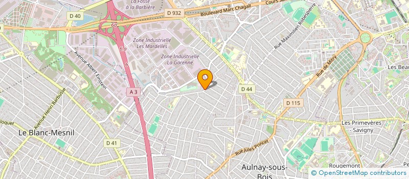 localisation de l'entreprise L'INATTENDU à AULNAY-SOUS-BOIS