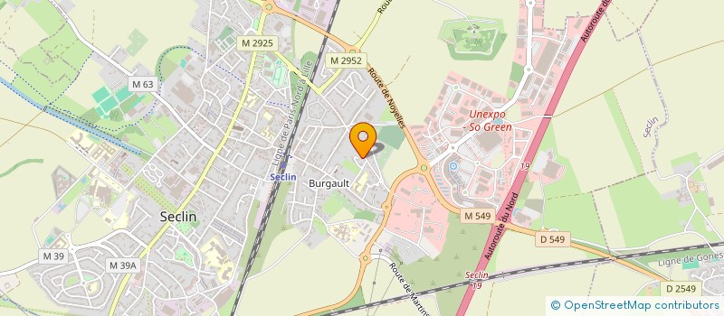 localisation de l'entreprise L'INATTENDU  SECLIN