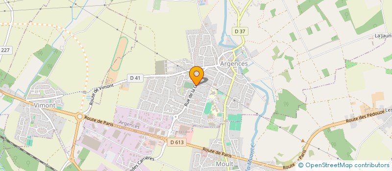 localisation de l'entreprise L'INATTENDU  ARGENCES