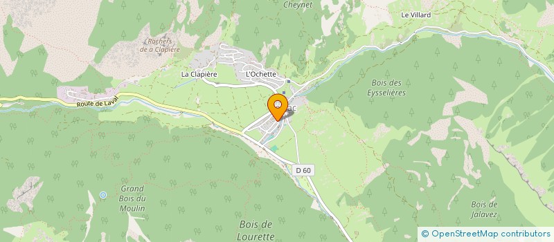 localisation de l'entreprise L'INATTENDU à CEILLAC