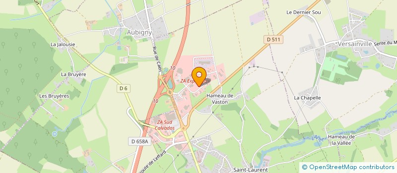 localisation de l'entreprise L'INATTENDU  FALAISE