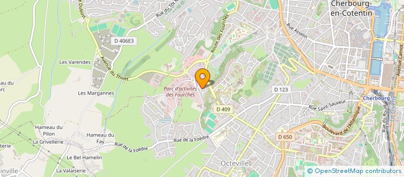 localisation de l'entreprise L'INATTENDU(E)  CHERBOURG-EN-COTENTIN