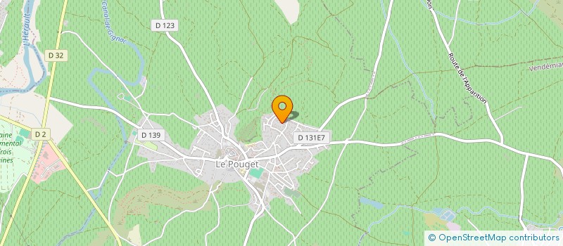 localisation de l'entreprise L'INATTENDUE  LE POUGET