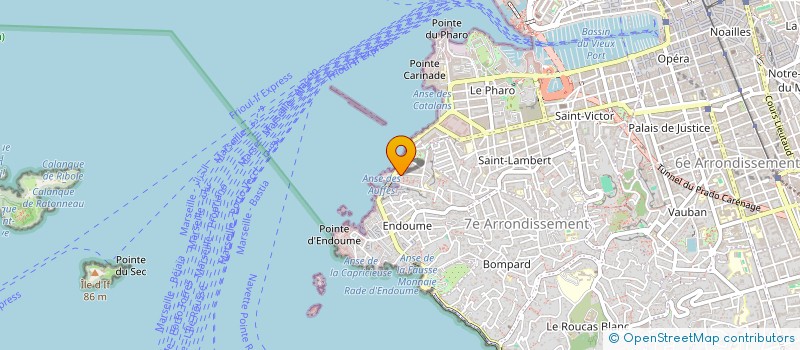 localisation de l'entreprise L'INAVOUABLE COMMUNAUTE  MARSEILLE