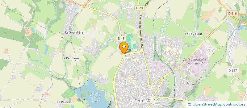 localisation de l'entreprise L'INCENDIAIRE à LA FERTE MACE
