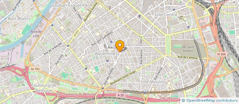 localisation de l'entreprise L'INCENDIAIRE  LILLE