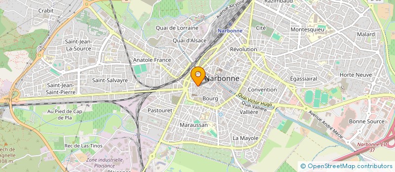 localisation de l'entreprise L'INCLUSION ENSEMBLE !  NARBONNE