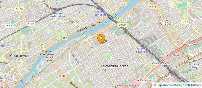 localisation de l'entreprise L'INCOMPRIS à LEVALLOIS-PERRET
