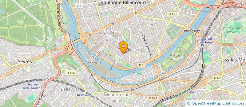 localisation de l'entreprise L'INCONNU à BOULOGNE-BILLANCOURT