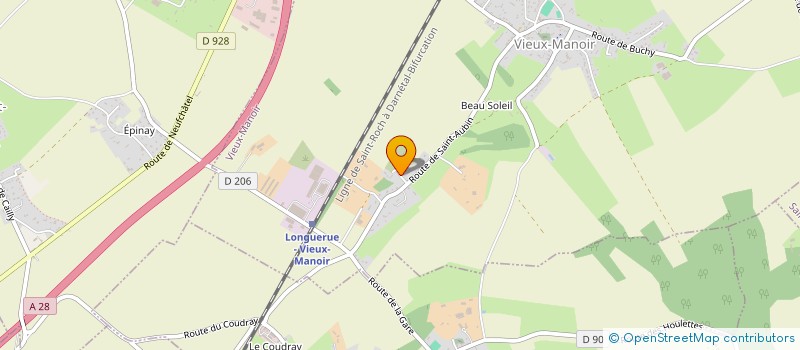 localisation de l'entreprise L'INCONNUE  VIEUX-MANOIR