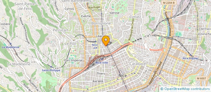 localisation de l'entreprise L'INCONTOURNABLE à NICE