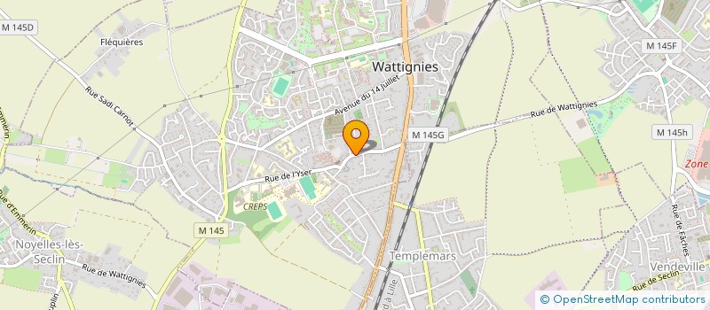 localisation de l'entreprise L INCONTOURNABLE à WATTIGNIES