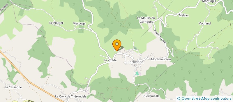 localisation de l'entreprise L'INCONTOURNABLE à LADINHAC