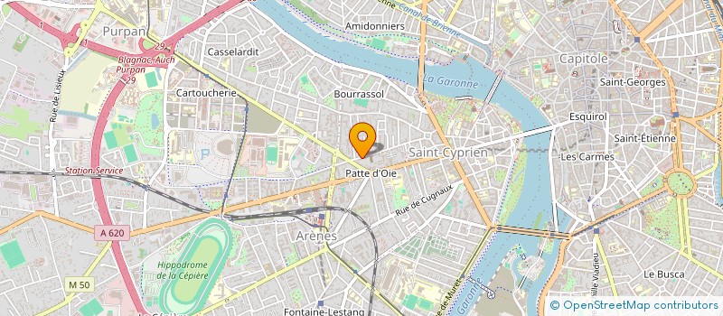 localisation de l'entreprise L'INCONTOURNABLE BARBERSHOP  TOULOUSE