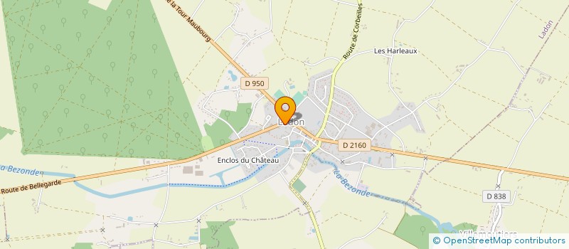 localisation de l'entreprise L'INCONTOURNABLE - LOIRET SPA à LADON