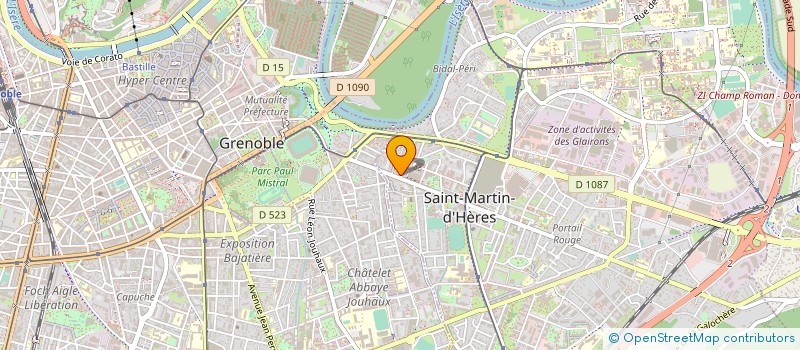localisation de l'entreprise L'INCREVABLE SCOOTERS CLUB à SAINT-MARTIN-D'HERES