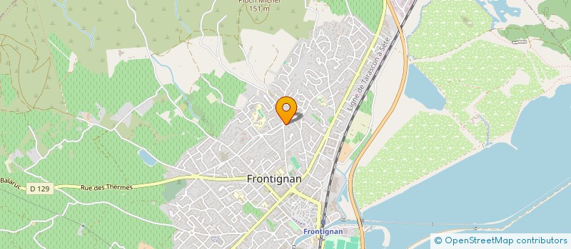 localisation de l'entreprise L'INCROYABLE TANDEM à FRONTIGNAN