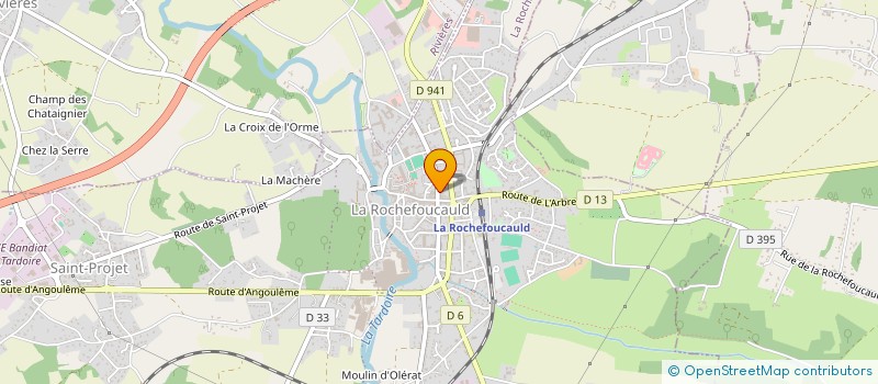 localisation de l'entreprise L'INCUBATEUR MUSICAL  LA ROCHEFOUCAULD-EN-ANGOUMOIS