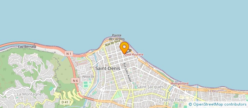localisation de l'entreprise L'INDE AUSTRAL à SAINT-DENIS