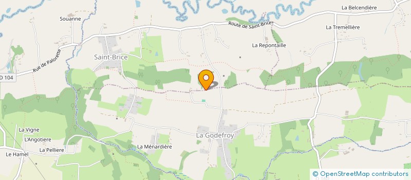 localisation de l'entreprise L'INDE PANDA  SAINT-BRICE
