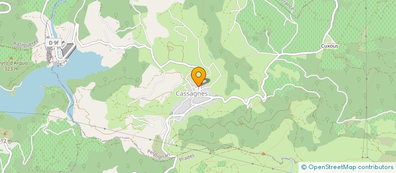 localisation de l'entreprise L'INDE QUE J'AIME  CASSAGNES