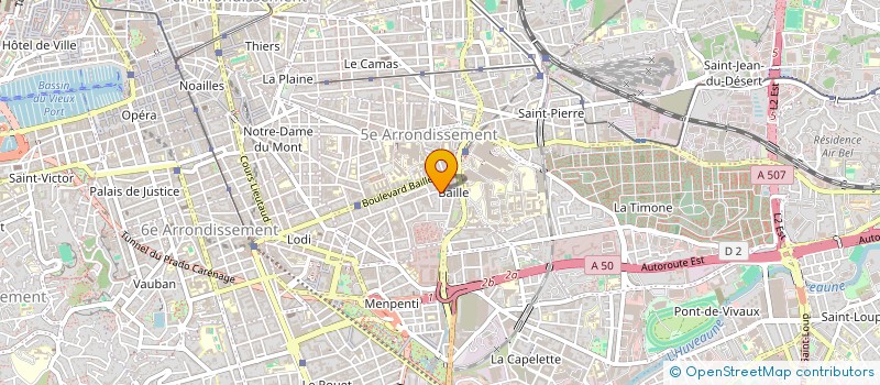 localisation de l'entreprise L'INDECIS à MARSEILLE