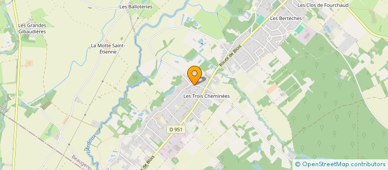 localisation de l'entreprise L'INDECISION CREATIVE  BEAUGENCY