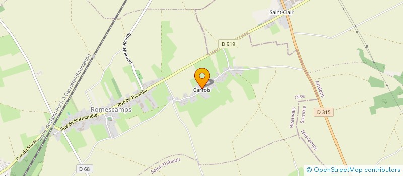 localisation de l'entreprise L'INDEFINI (INDF)  ROMESCAMPS