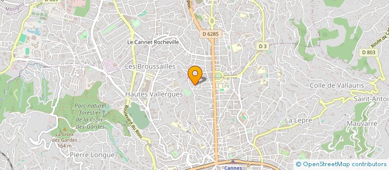 localisation de l'entreprise L'INDENIE  CANNES