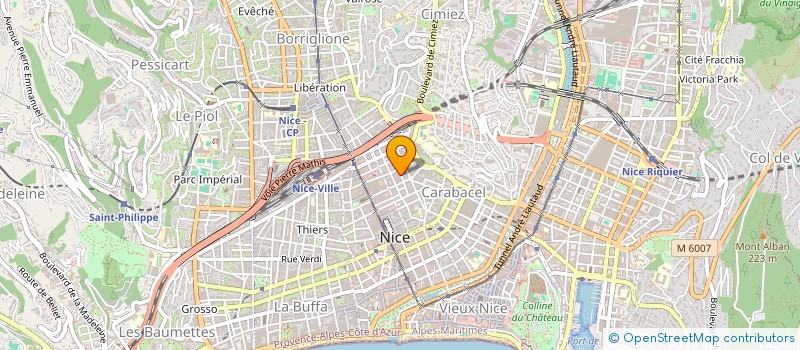 localisation de l'entreprise L'INDEPENDANT COTE D'AZUR à NICE