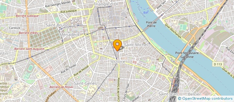 localisation de l'entreprise L'INDEX SHOP à BORDEAUX