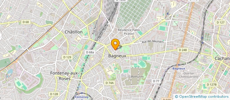 localisation de l'entreprise L INDIC DU SPORT  BAGNEUX