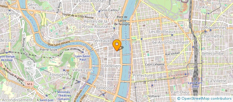 localisation de l'entreprise L'INDICE 203 à LYON