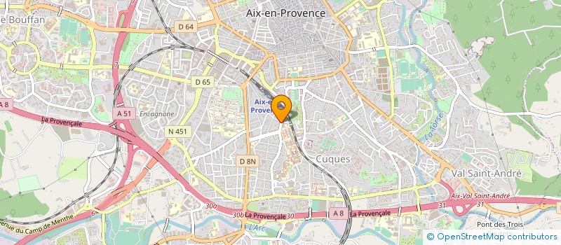 localisation de l'entreprise L'INDIGO CAFE à AIX-EN-PROVENCE