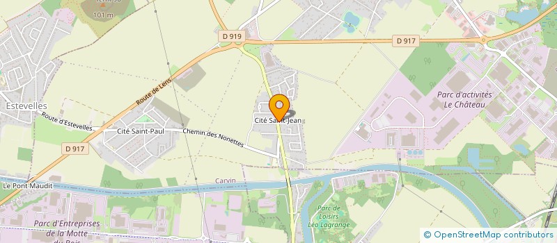 localisation de l'entreprise L'INDISPENSABLE à CARVIN