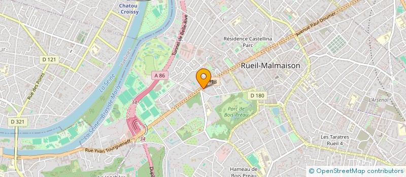 localisation de l'entreprise L'INDUSTRIE à RUEIL-MALMAISON