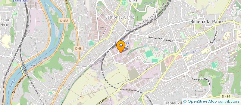 localisation de l'entreprise L'INDUSTRIE  LYON