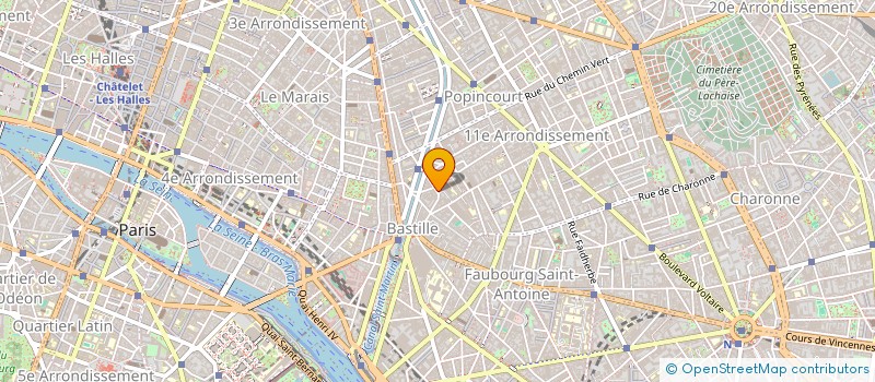 localisation de l'entreprise L'INDUSTRIE & CIE  PARIS