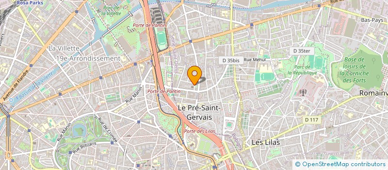 localisation de l'entreprise L'INDUSTRIE DE LA MAILLE EUROPEEN  LE PRE-SAINT-GERVAIS