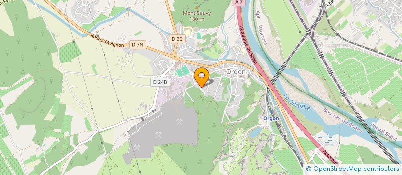 localisation de l'entreprise L INDUSTRIEL DE L ALUMINIUM à ORGON
