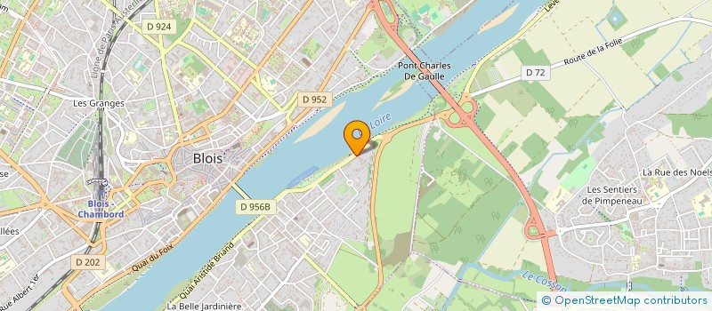 localisation de l'entreprise L'INDUSTRIEL DES TRAVAUX 41  BLOIS