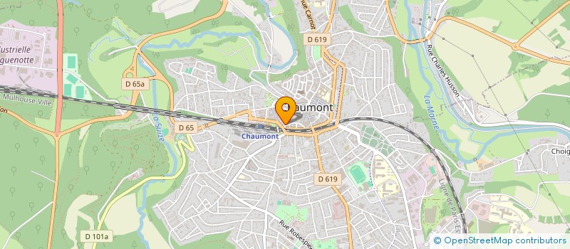 localisation de l'entreprise L'INEDIT à CHAUMONT