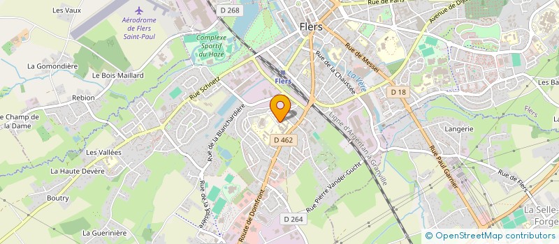 localisation de l'entreprise L'INF'O SITE à FLERS