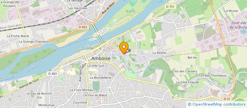 localisation de l'entreprise L'INFINIBIS  AMBOISE