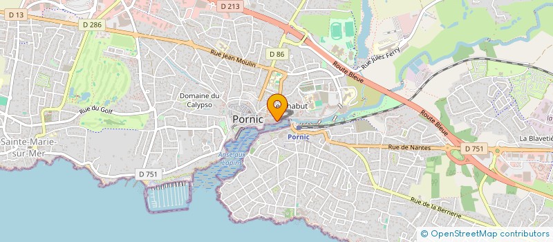 localisation de l'entreprise L INFLEXIBLE à PORNIC