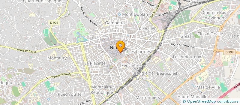 localisation de l'entreprise L'INFORMATION GARDOISE  NIMES