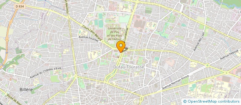 localisation de l'entreprise L'INFORMATION LA DEFENSE ET L'ETUDE DE LA CONSOMMATION DES SALARIES CONFEDERATION GENERALE DU TRAVAIL à PAU