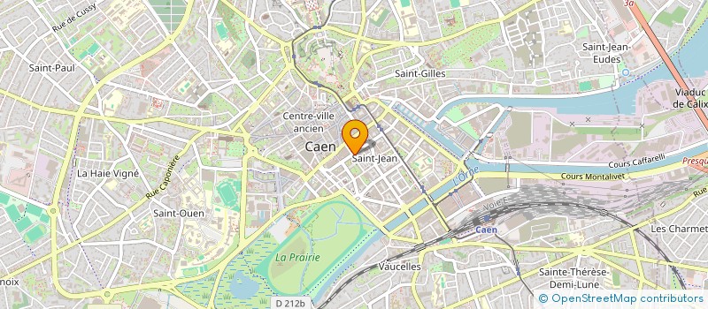 localisation de l'entreprise L'INFORMATIQUE 14 à CAEN