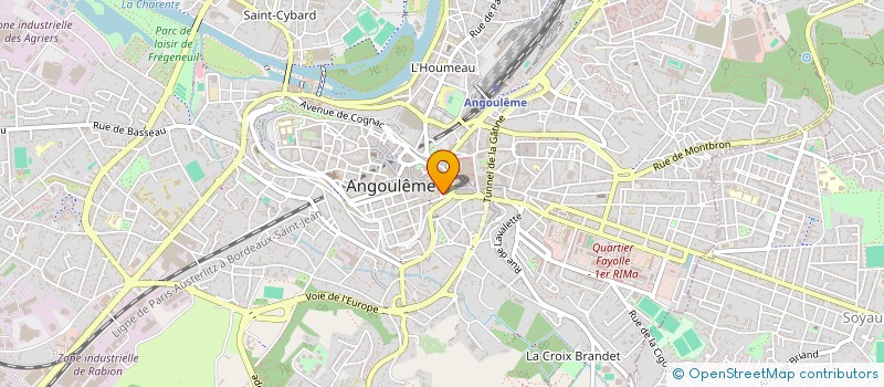 localisation de l'entreprise L'INFORMATIQUE ACCESSIBLE à ANGOULEME