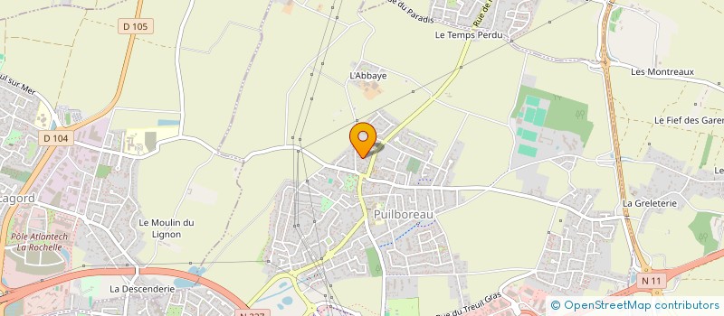 localisation de l'entreprise L INFORMATIQUE AU SERVICE DE L INDUSTRIE  SAINT-XANDRE